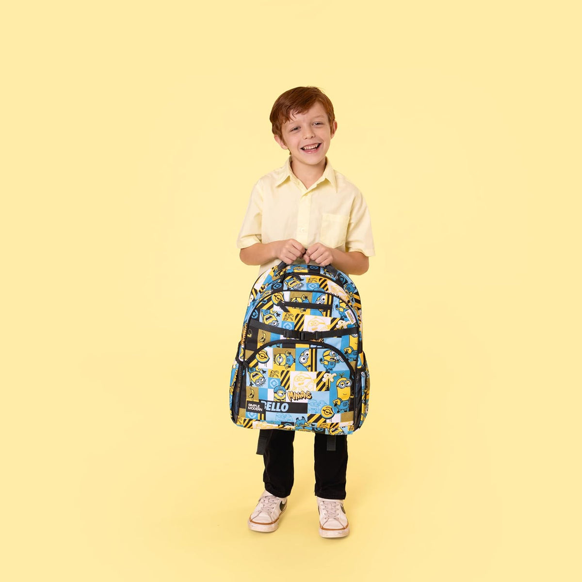 Simple Modern Mochila para niños y niñas escolares, Esbirros: Bello...