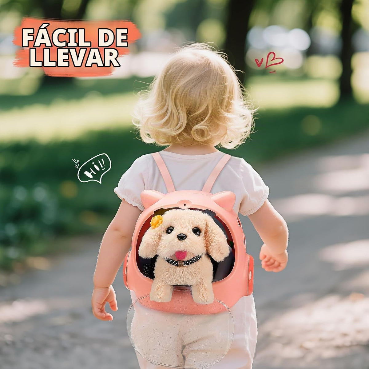 16 piezas de juguetes de perro robot para niñas, juguetes para niña...