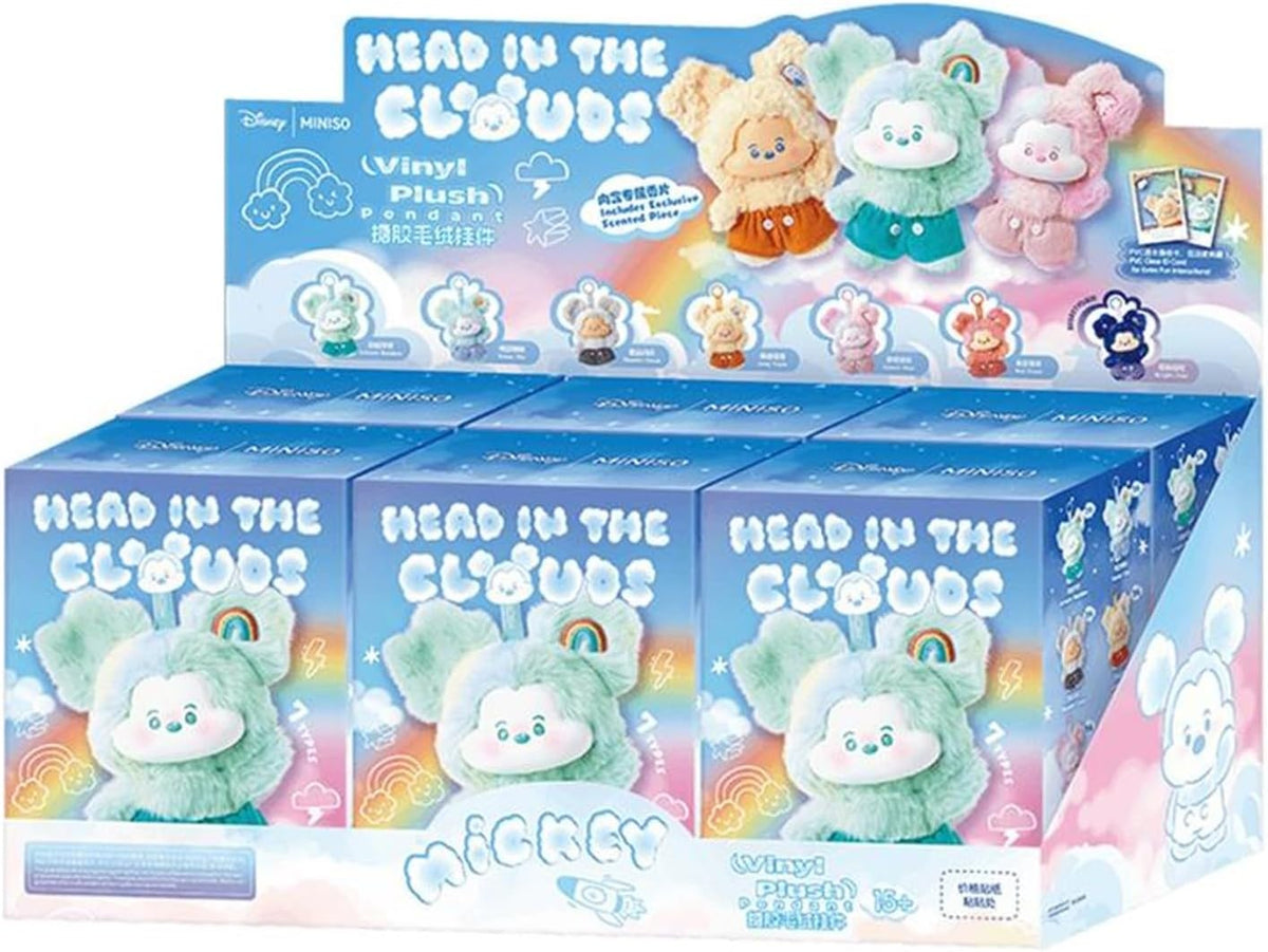 MINISO Disney Mickey Cloud Serie Fantasía de Peluche de Vinilo Caja...