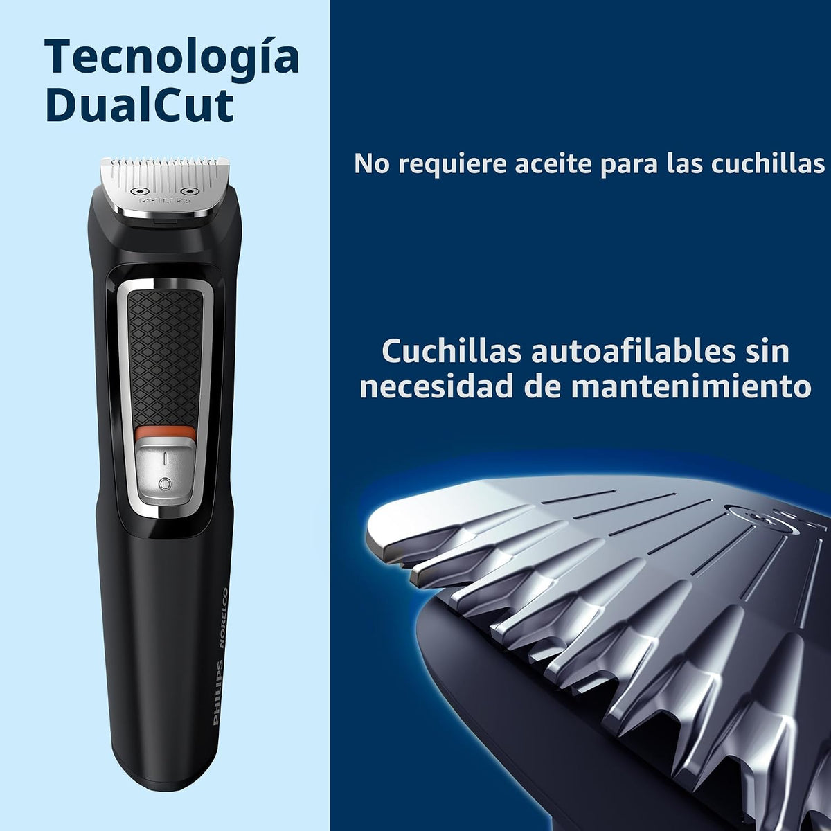 Norelco Philips Multi Groomer MG3740\/40 - Kit de aseo para barba,...