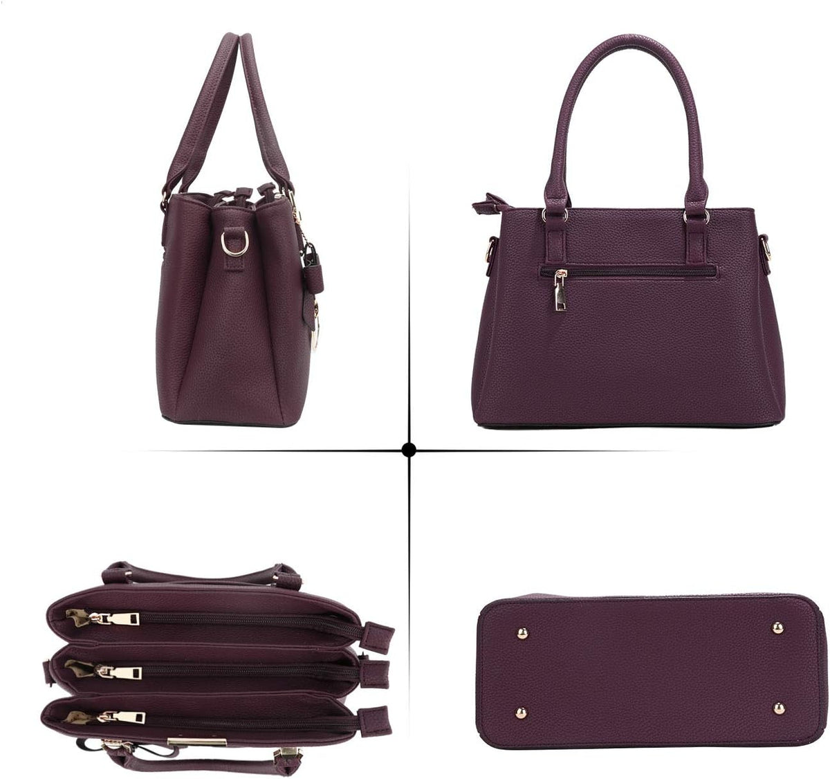 KKXIU Monederos y bolsos para mujer, Bolso tipo cartera con asa sup...