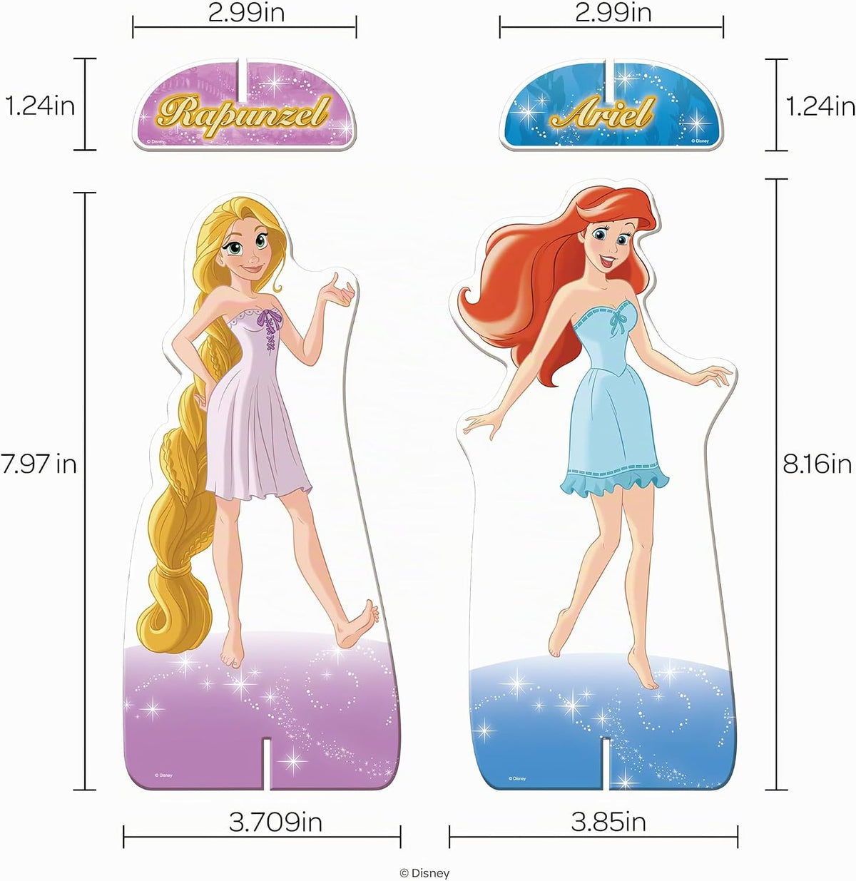 Disney Princess Rapunzel y Ariel Libro de Actividades, Muñecas Magn...