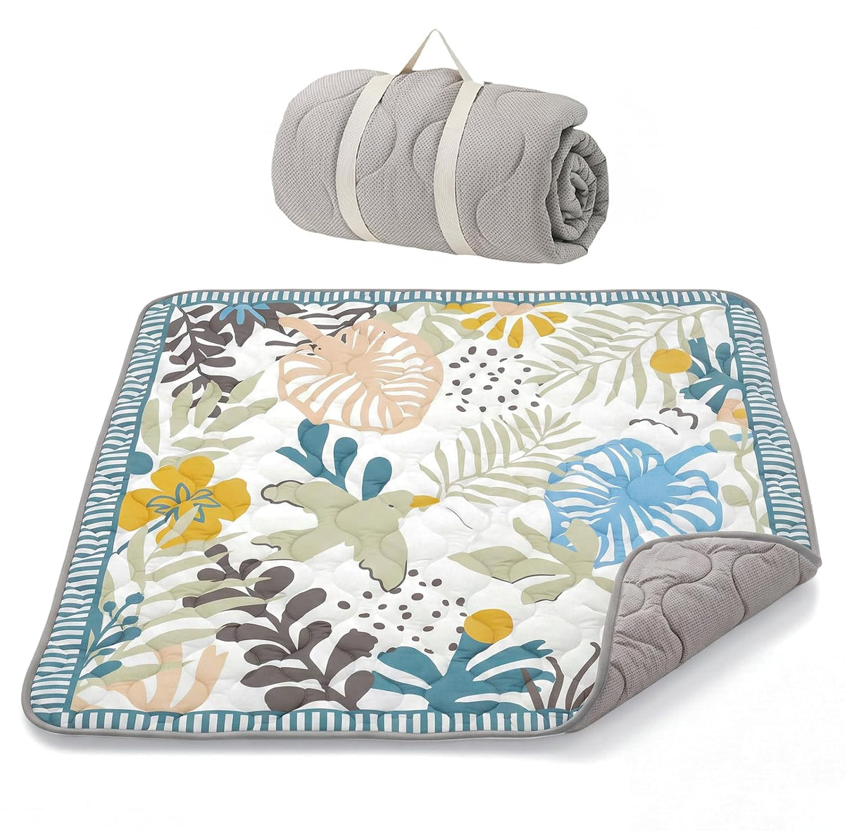 Momcozy Alfombra de juego para bebé para piso, alfombra gruesa de c...