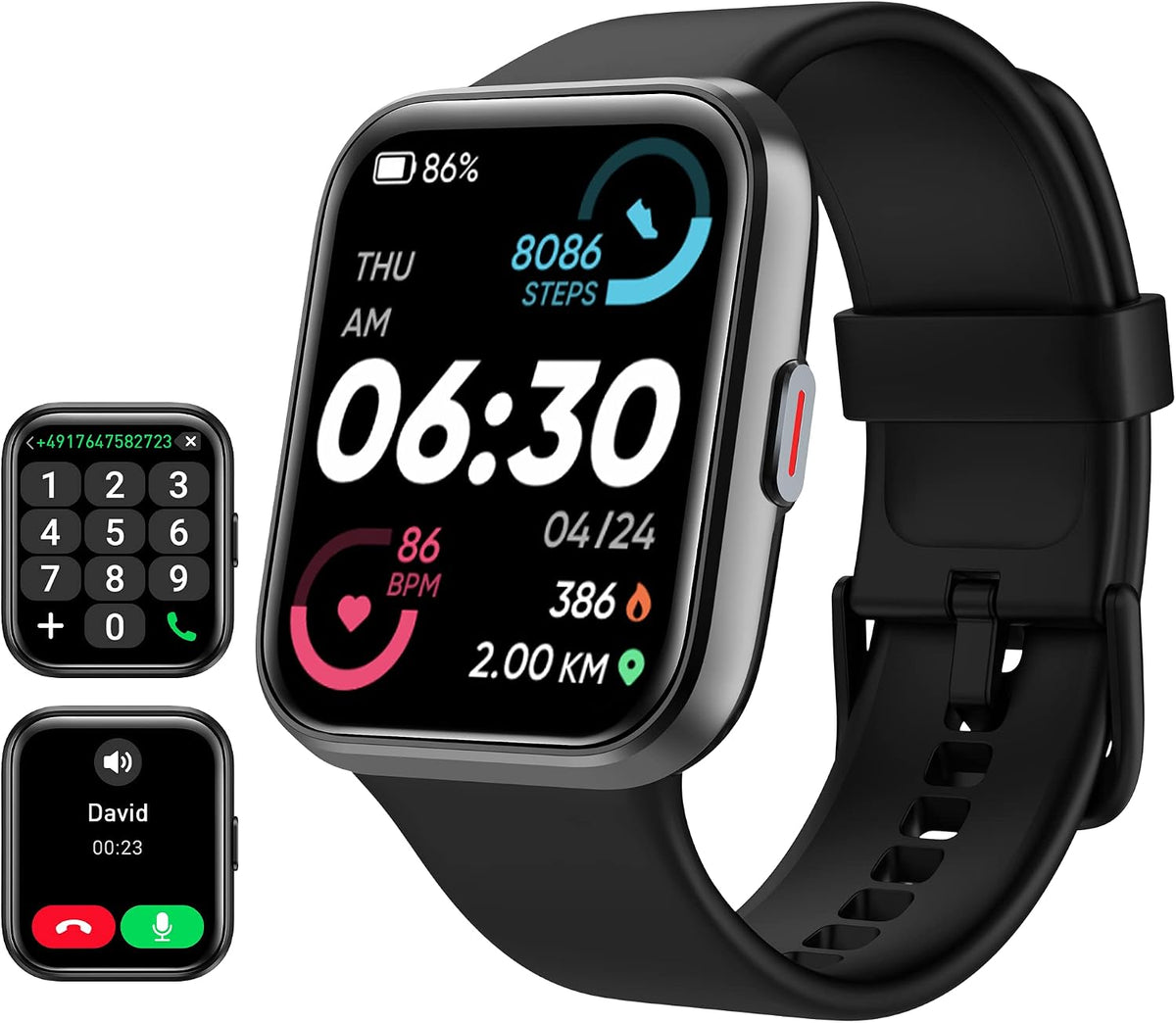 Tensky Reloj inteligente para hombres\/mujeres, Android, iPhone\/Sa...