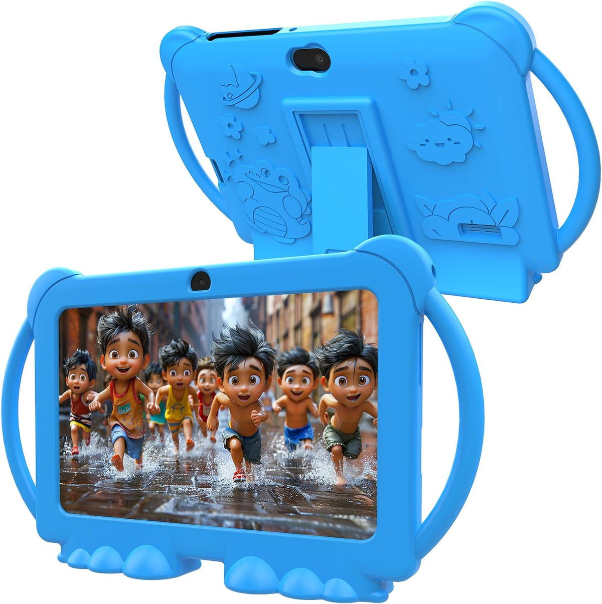 PEICHENG Tableta para niños de 7 pulgadas Android 12.0 para niños p...