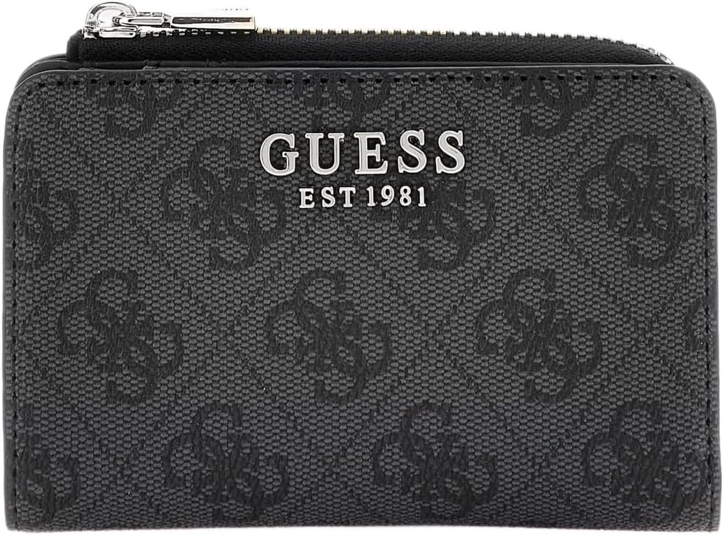 GUESS Estuche para tarjetas Laurel II con cremallera | Iconos GUESS...