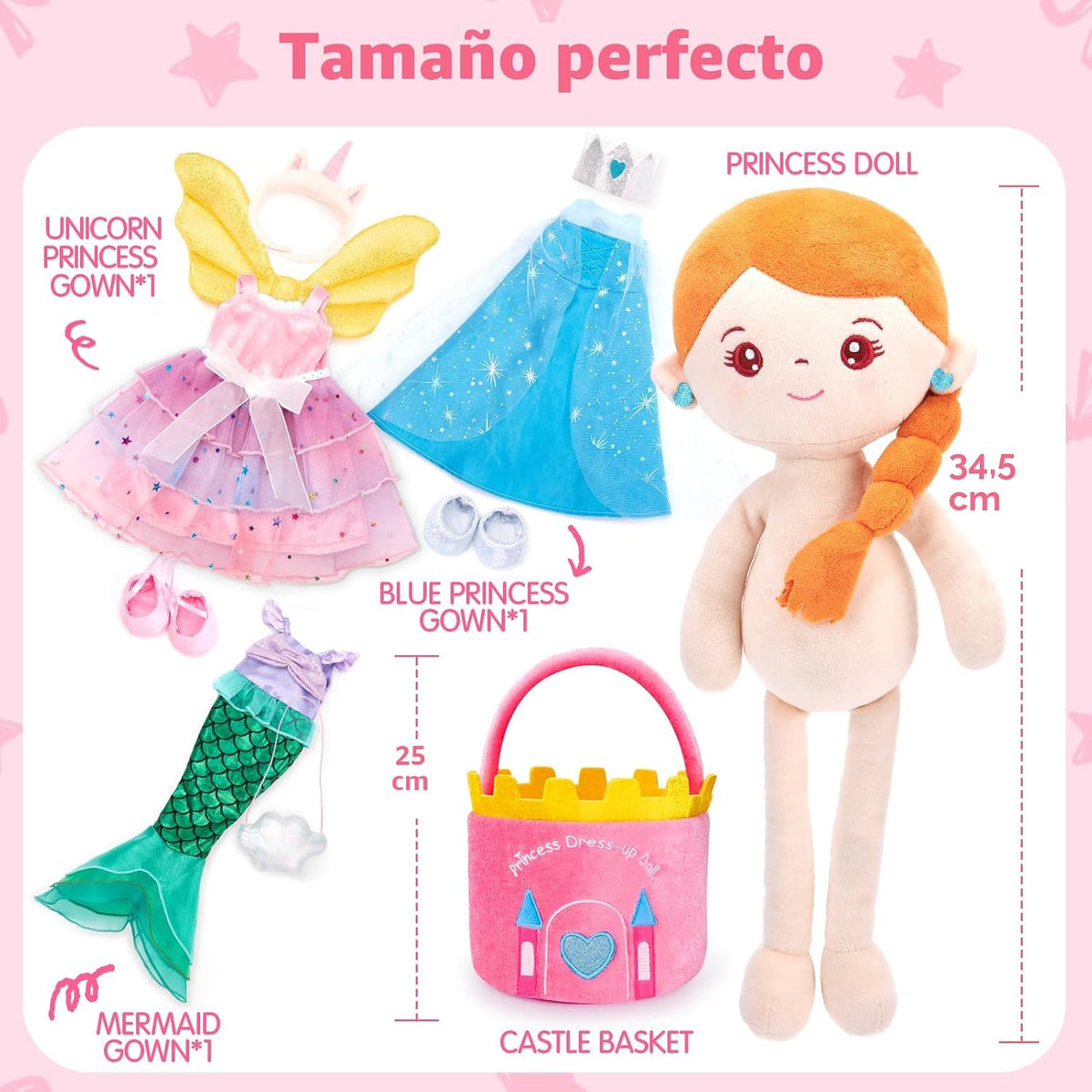 hahaland Juegos de muñecas de vestir - Princesas Sirena Unicornios...