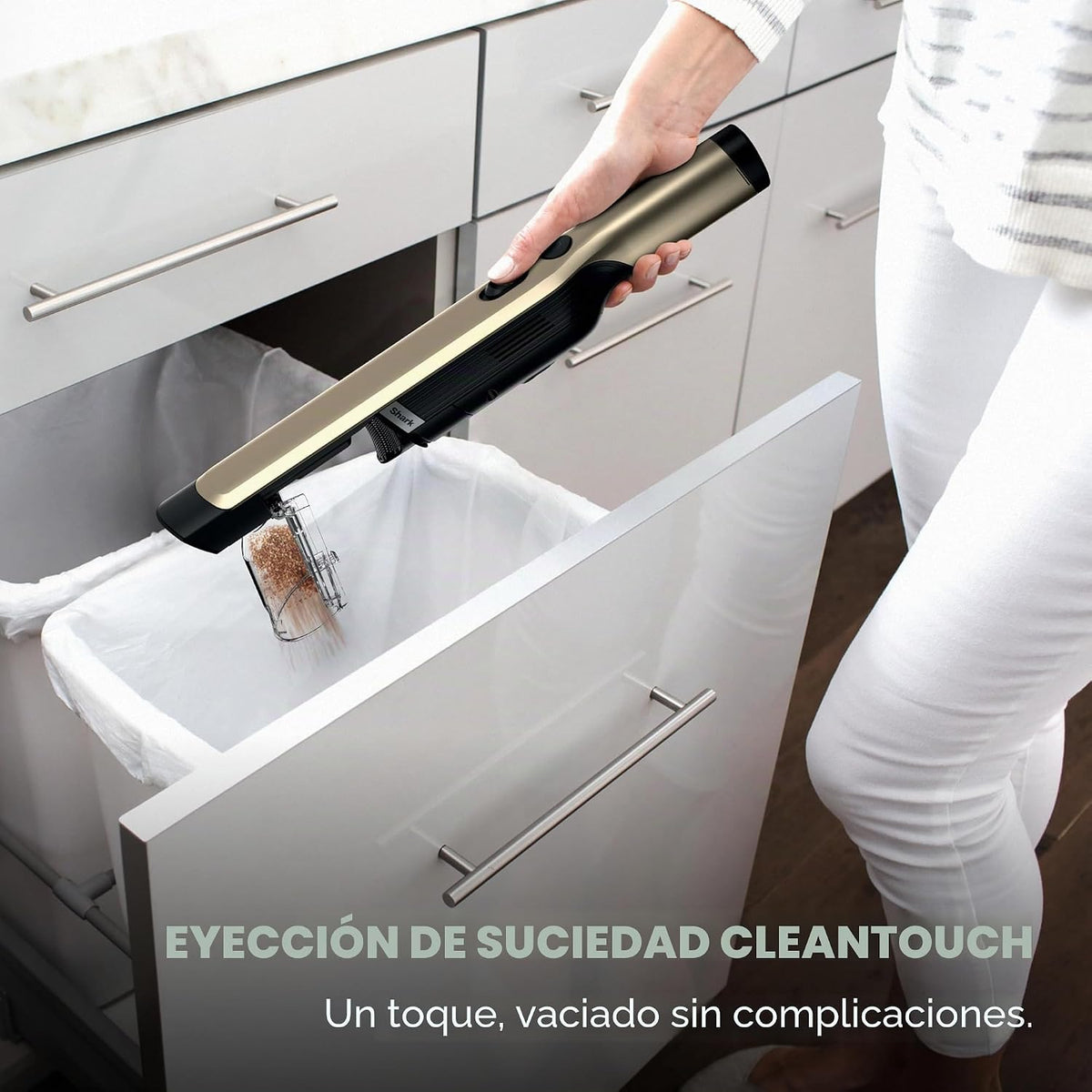 Shark WANDVAC - Aspiradora de mano inalámbrica, ligera y portátil d...
