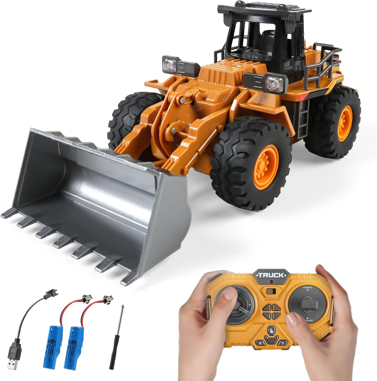 Dwi Dowellin Excavadoras a control remoto, cargador frontal con con...