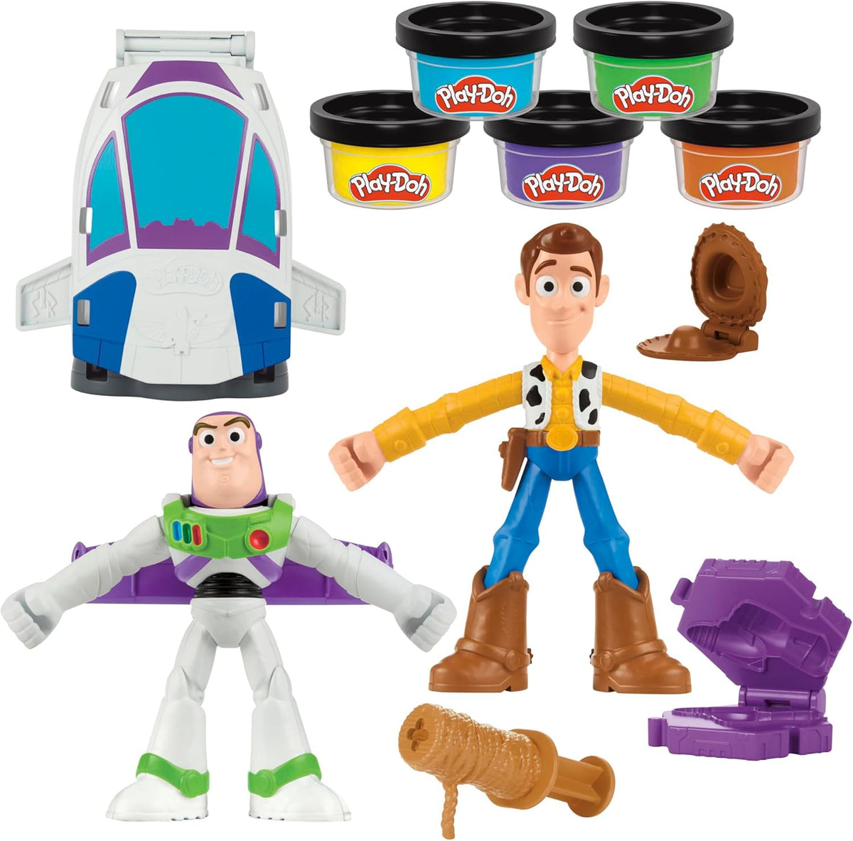 Play-Doh Toy Story - Juego de 5 creaciones espaciales, artes y manu...