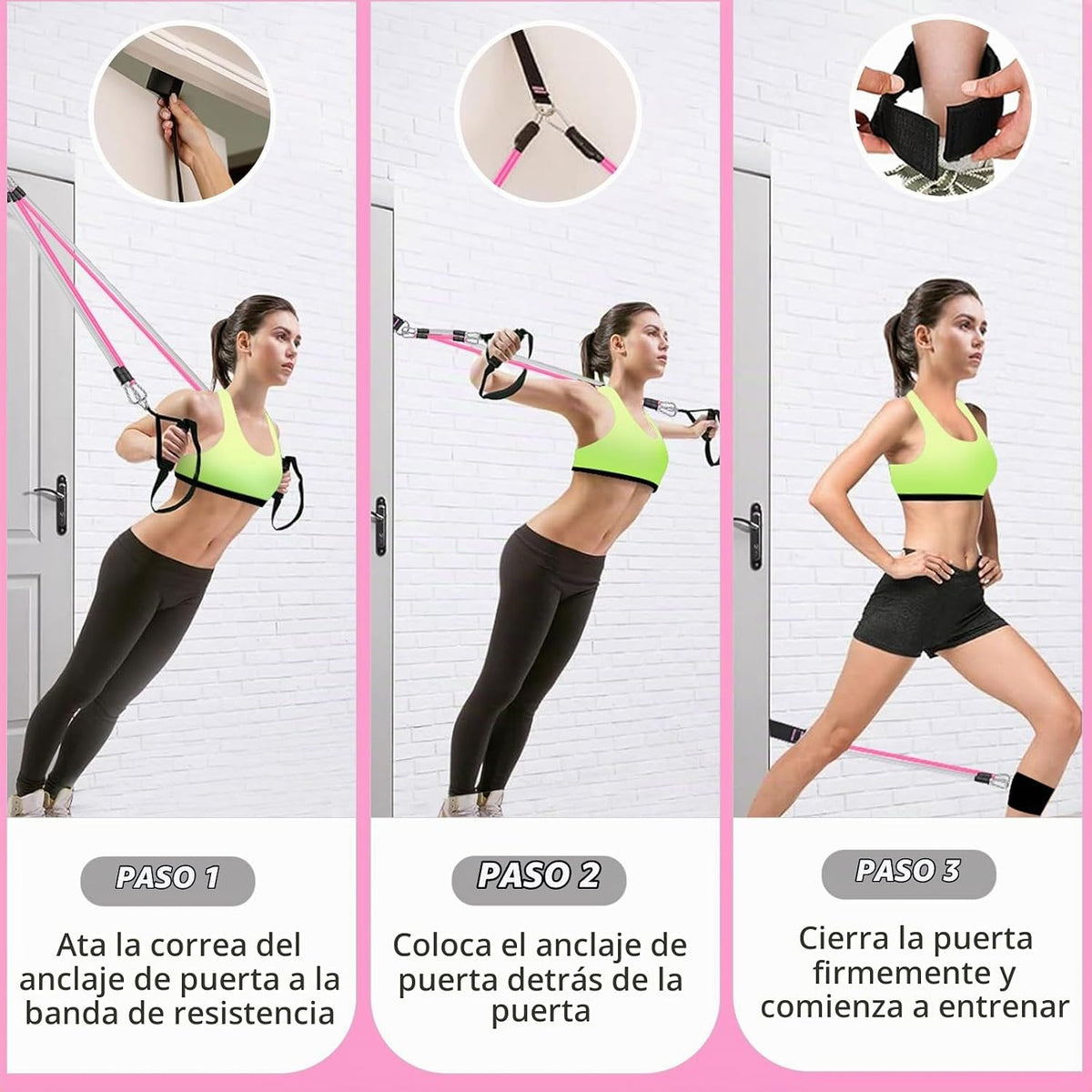 Kit de barra de pilates Bbtops con bandas de resistencia, barra de...
