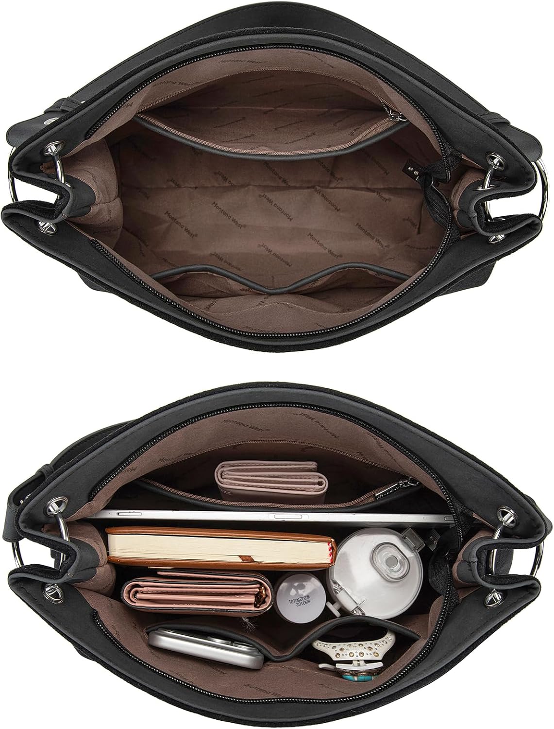 Carteras para mujer, bolsos hobo para mujer, bolso de hombro holgad...