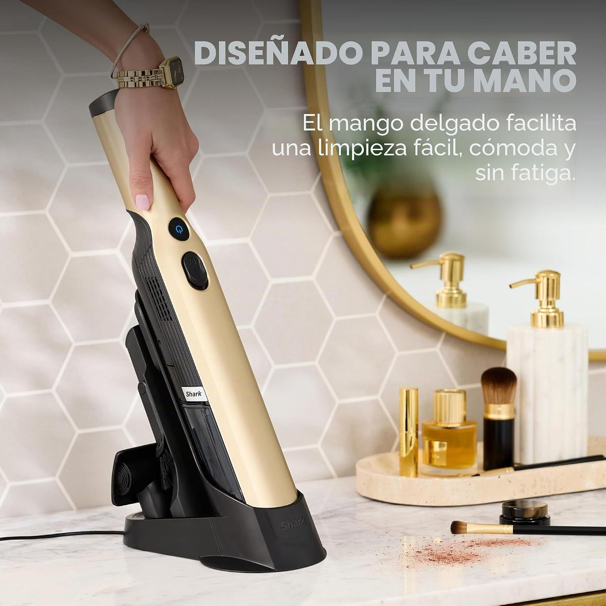 Shark WANDVAC - Aspiradora de mano inalámbrica, ligera y portátil d...
