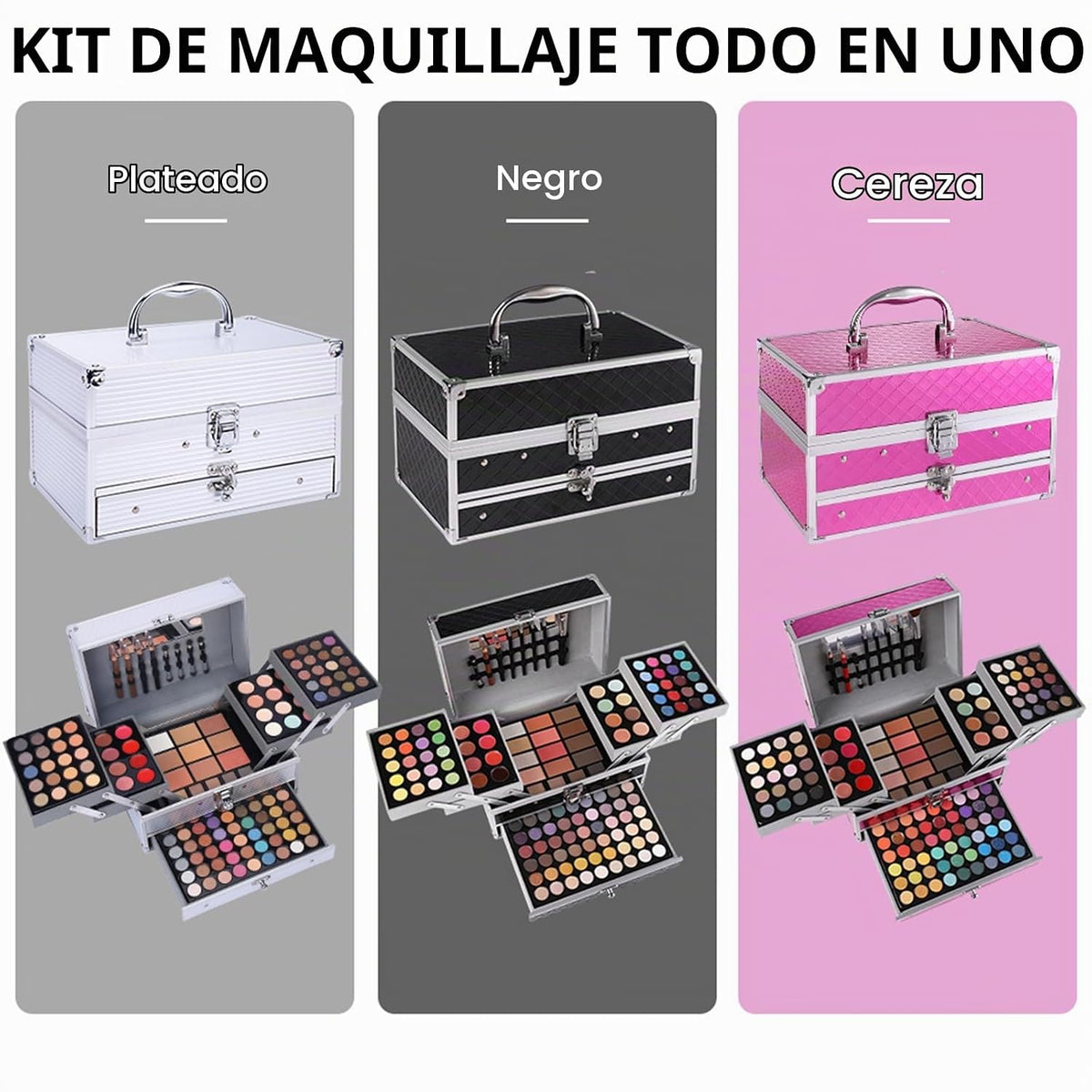 Kit de regalo de maquillaje todo en uno de 132 colores, incluye 94...