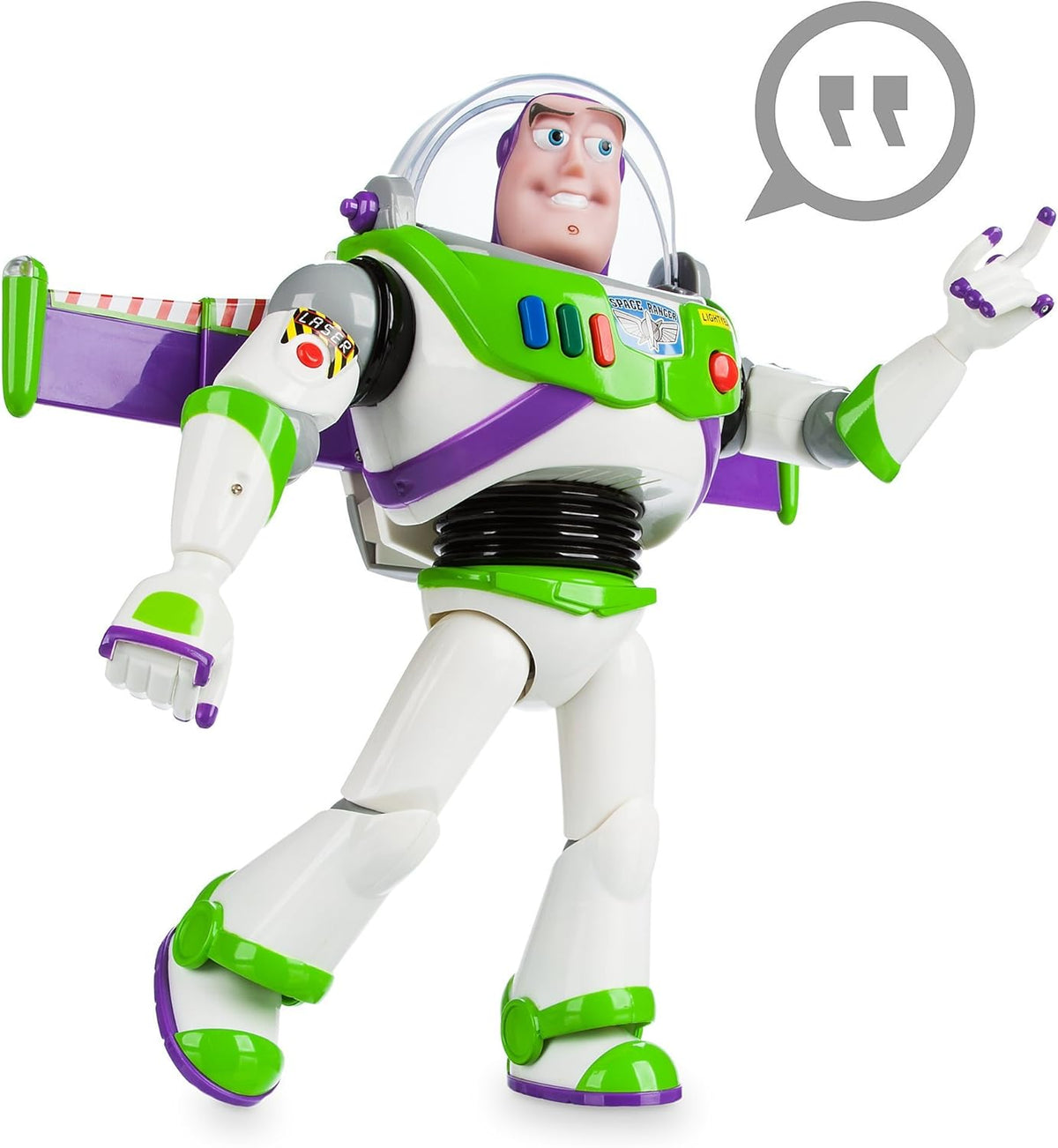 Disney, Figura de Acción de Buzz Lightyear de Toy Story que Habla 1...