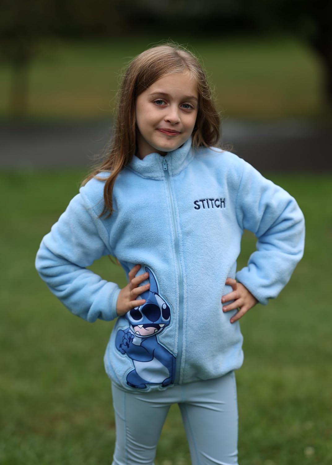 Disney Stitch Frozen Elsa Minnie Mickey - Chaqueta de forro polar p...