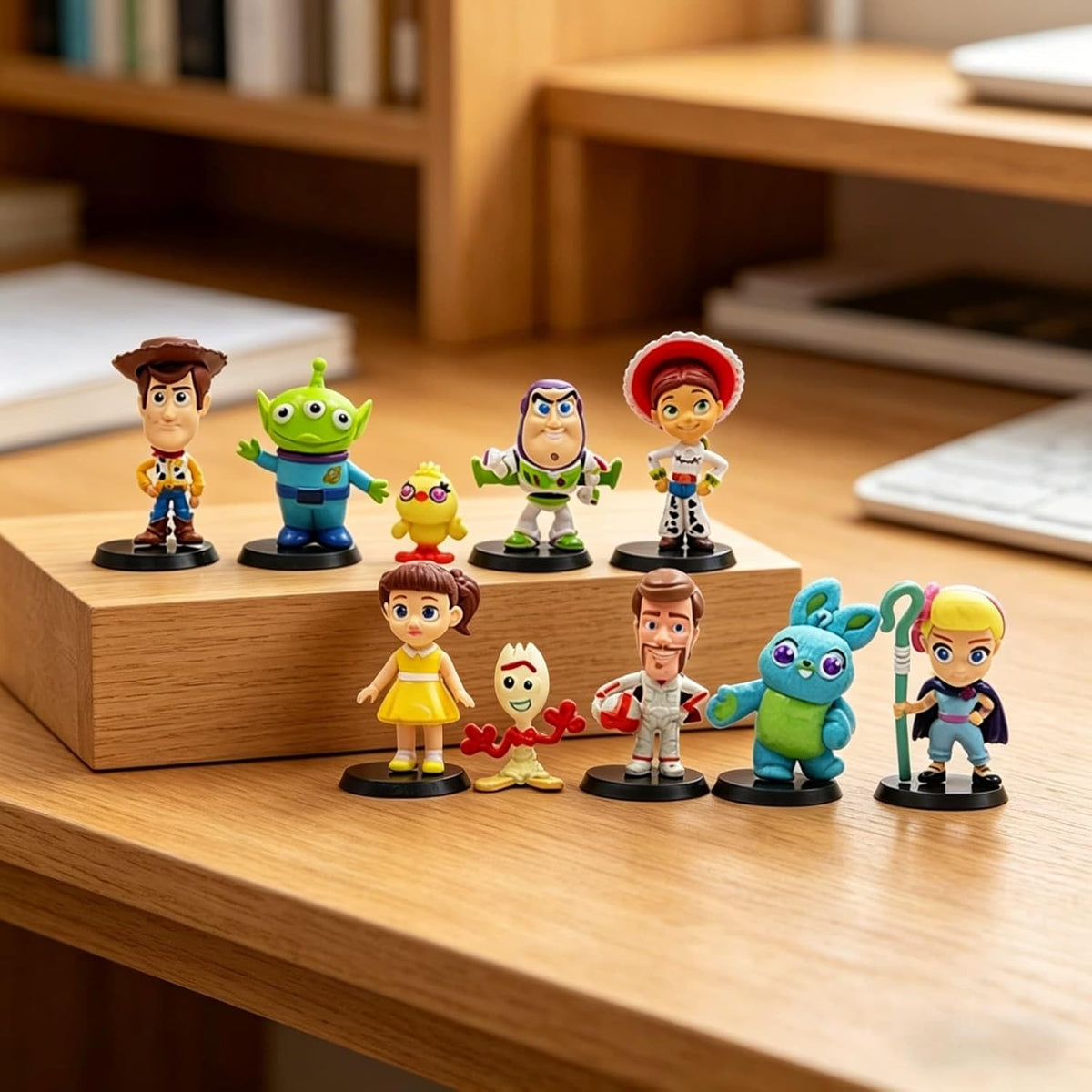 Anilnel Juego de 10 figuras de dibujos animados para Toy Theme Stor...
