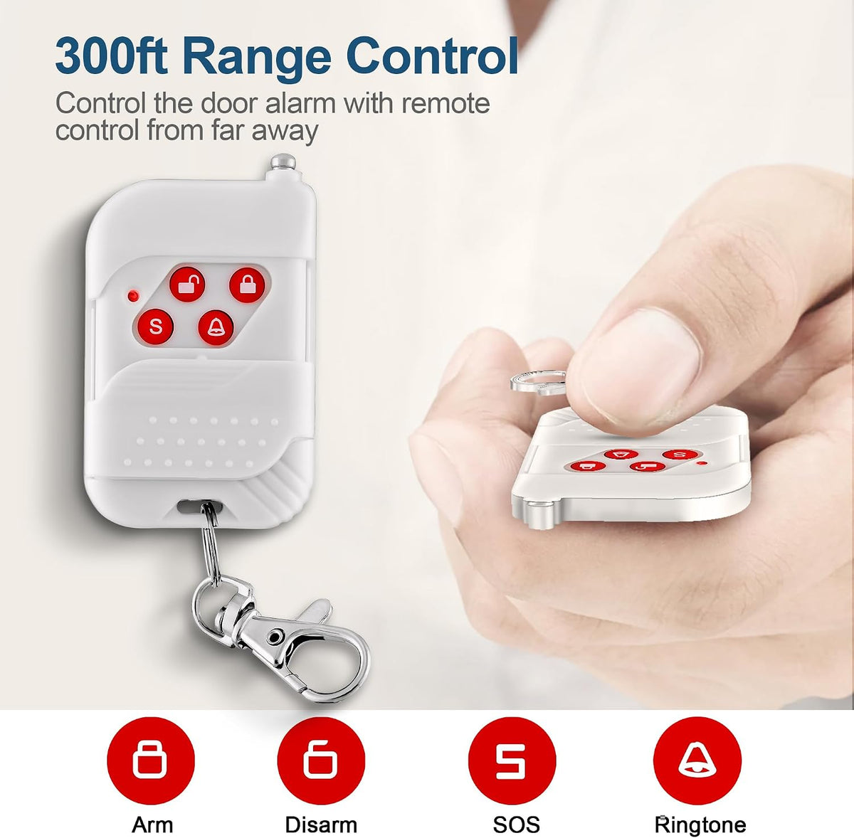 Sistema de alarma WiFi para el hogar, sistema de alarma inalámbrico...