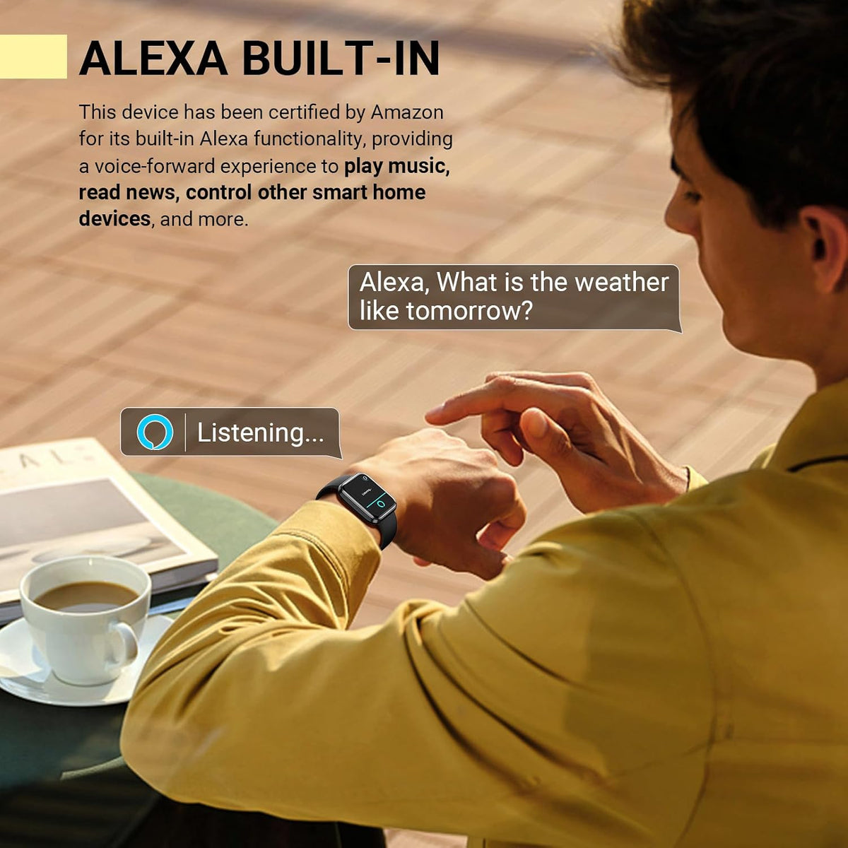 Reloj inteligente para mujeres\/hombres, compatible con Android y i...
