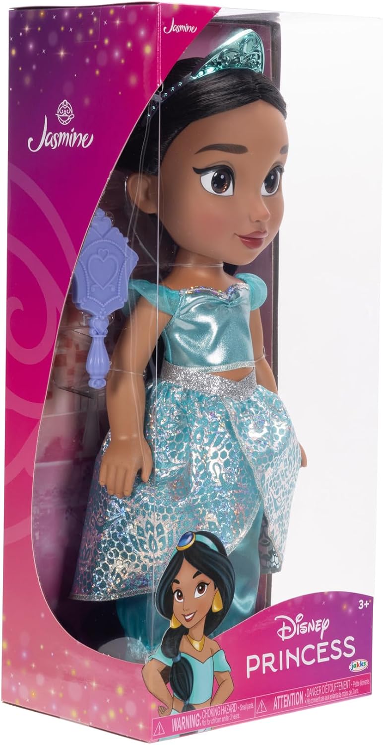 Disney Princess My Friend - Muñeca Jasmine de 14 pulgadas de alto,...