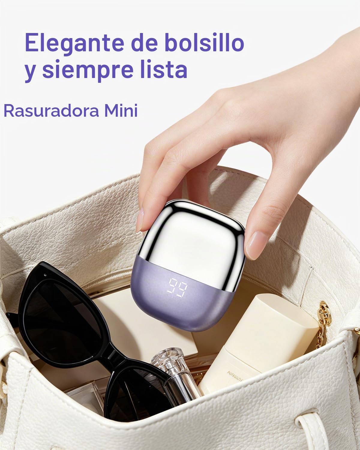 UNIMIKO Afeitadora eléctrica para mujer, impermeable, mini maquinil...