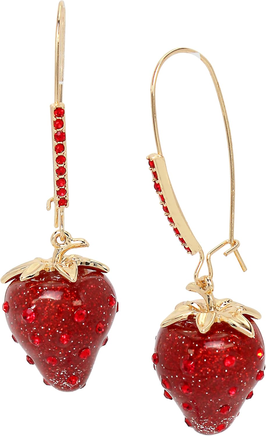 Betsey Johnson Pendientes Sweetheart para mujer