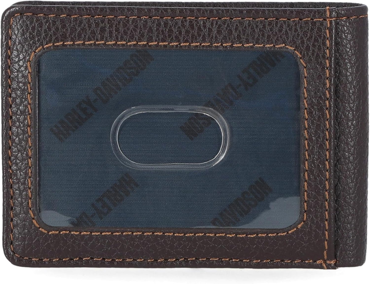 Harley-Davidson Billetera de cuero genuino con bloqueo RFID para ho...
