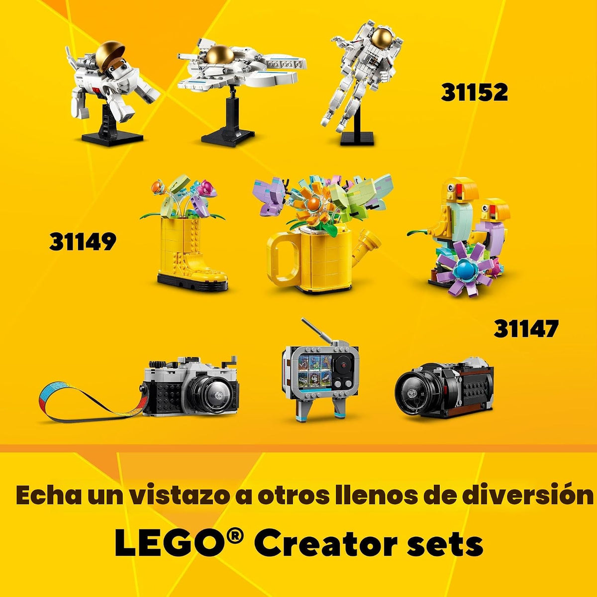 LEGO Creator 31148 - Kit de construcción de patines retro 3 en 1, s...