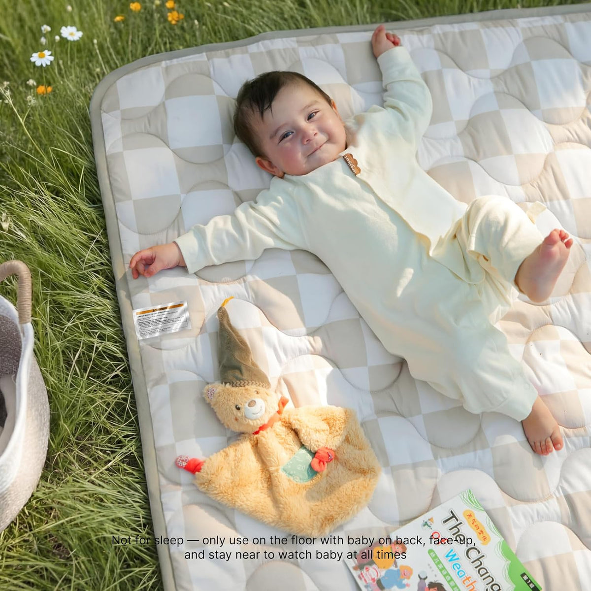 Momcozy Alfombra de juego para bebé para piso, alfombra gruesa de c...