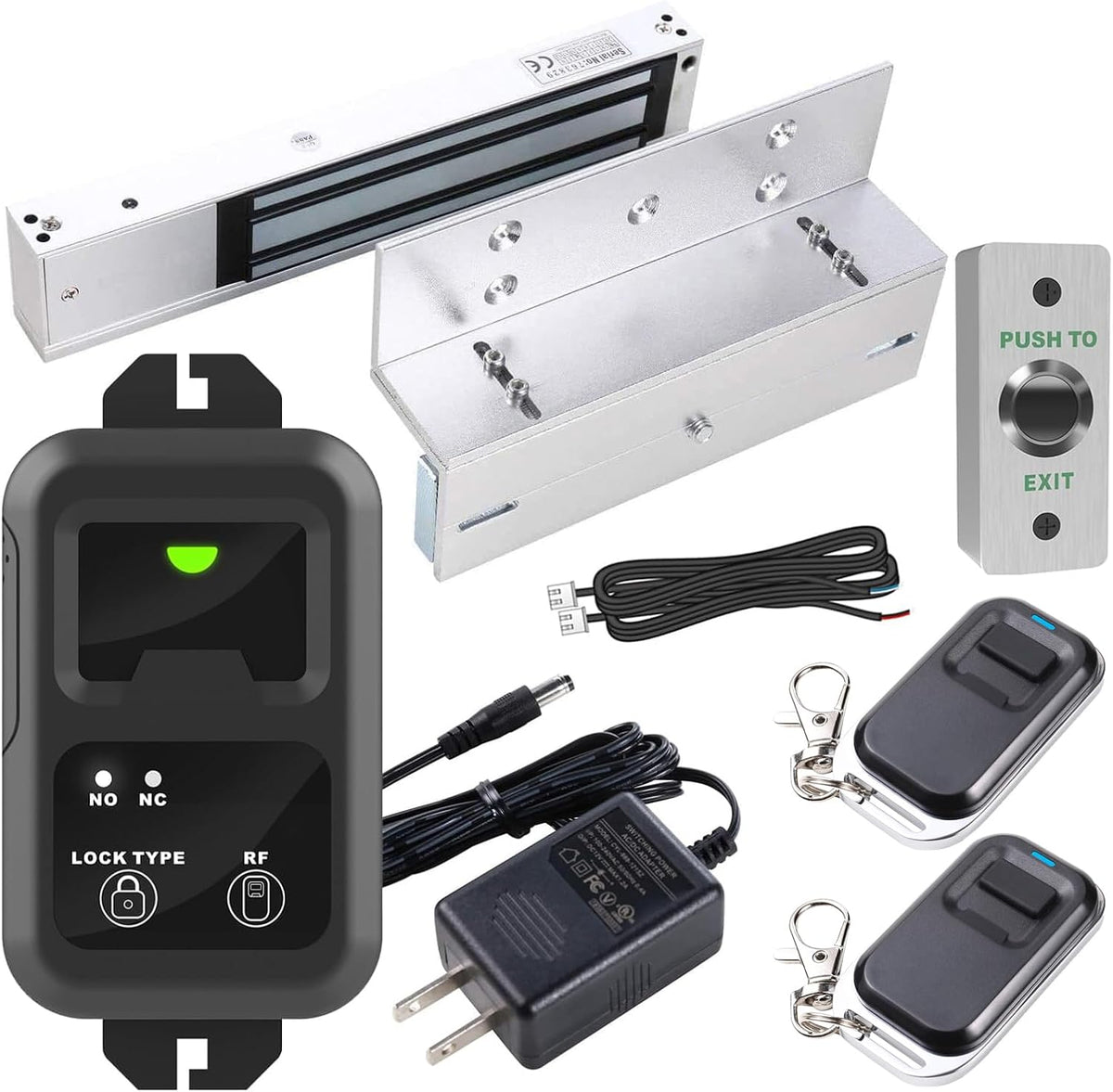 UHPPOTE Kit de cerradura electromagnética de puerta de entrada de c...