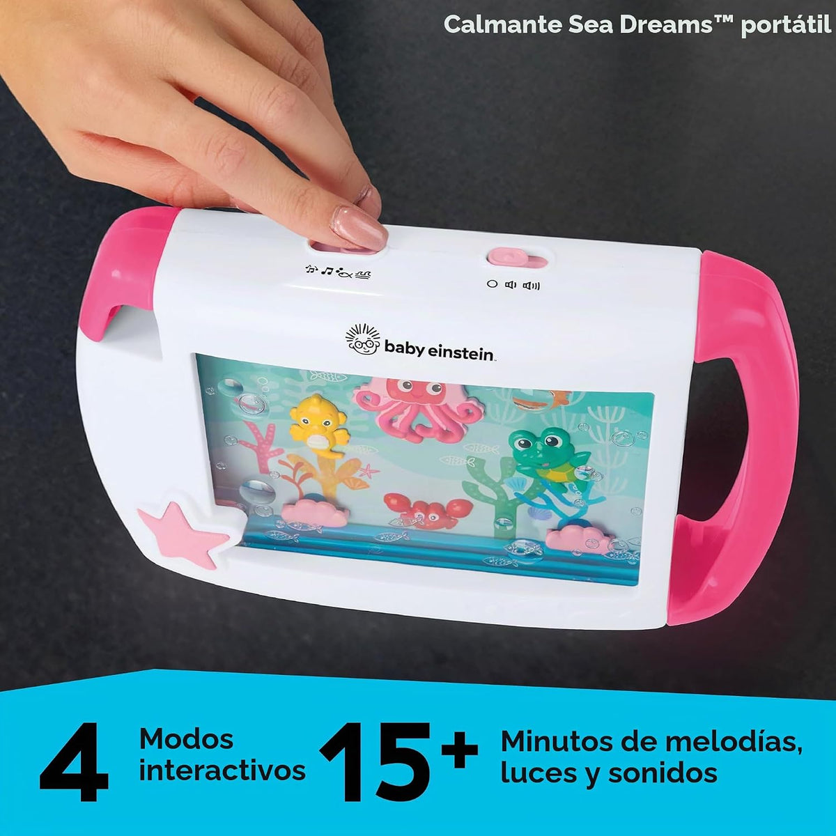Baby Einstein Juego de regalo 2 en 1 Sea Dreams Soother, máquina de...