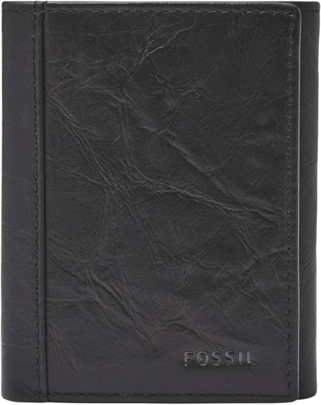 Billetera triple de cuero Fossil para hombres, Talla única
