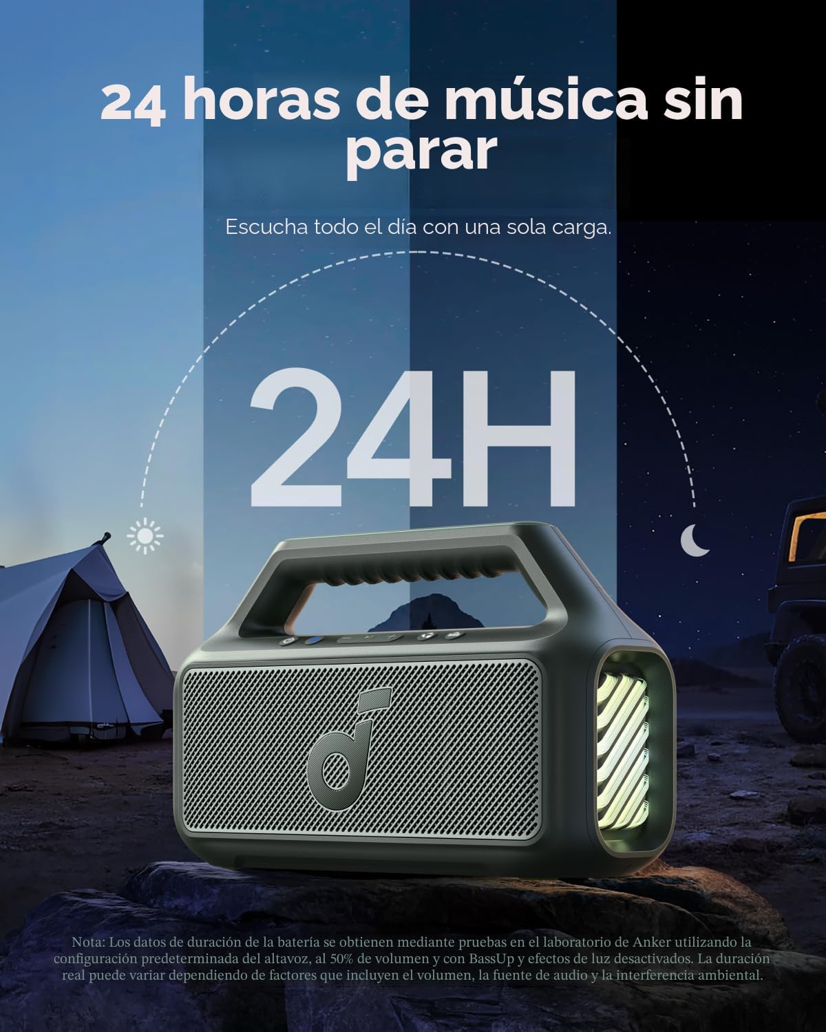 Soundcore Boom 2 de Anker, altavoz Bluetooth para exteriores de 80...