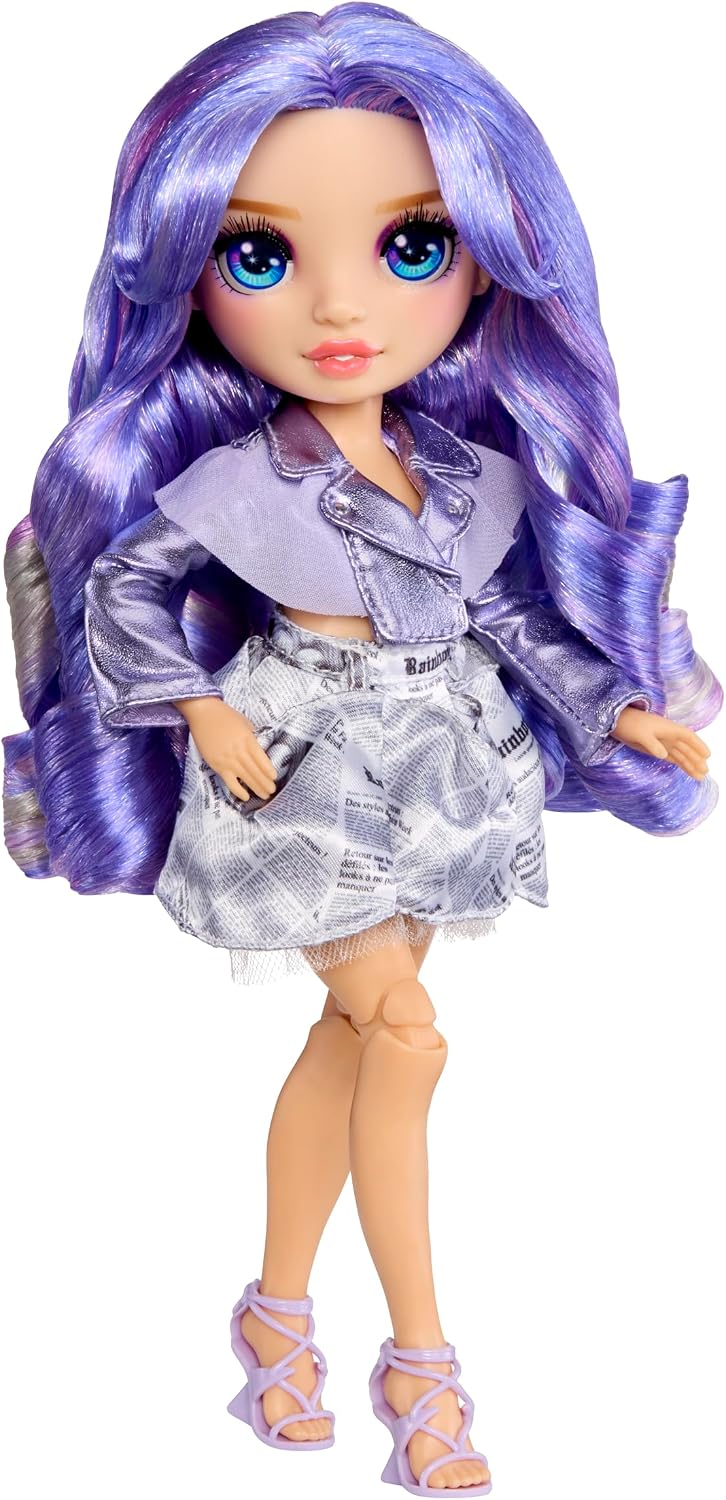 Rainbow High Pretty in Paris Fashion - Violet Willow (púrpura), muñ...