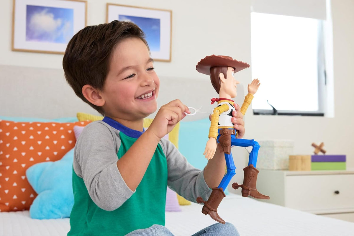 Mattel Disney y Pixar Toy Story 5 Running Woody | Figura de acción...
