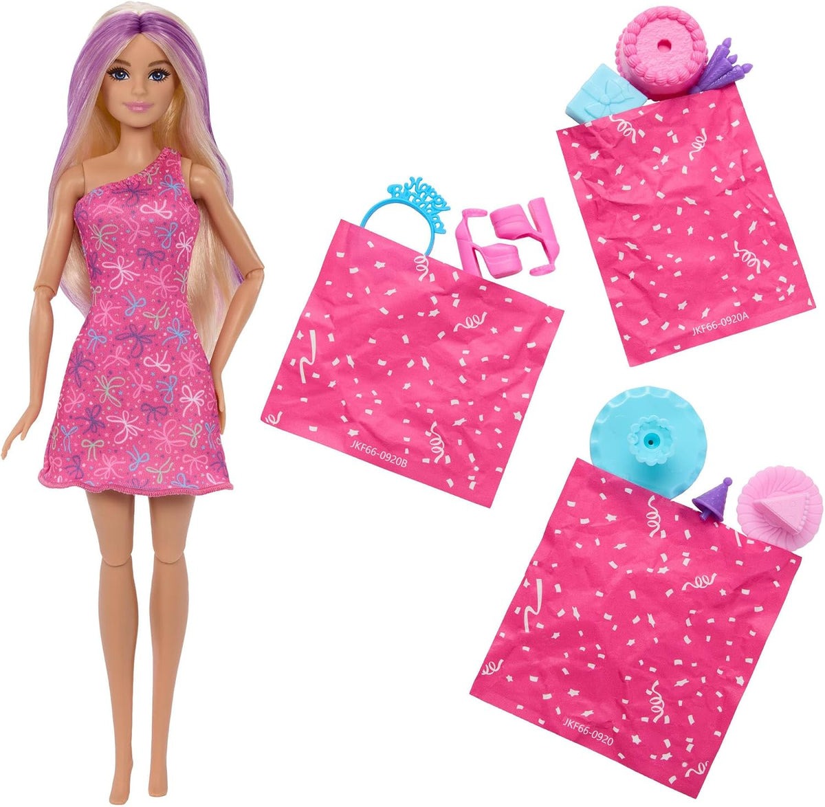 Barbie Muñeca y accesorios Rise & Surprise, serie de cumpleaños...