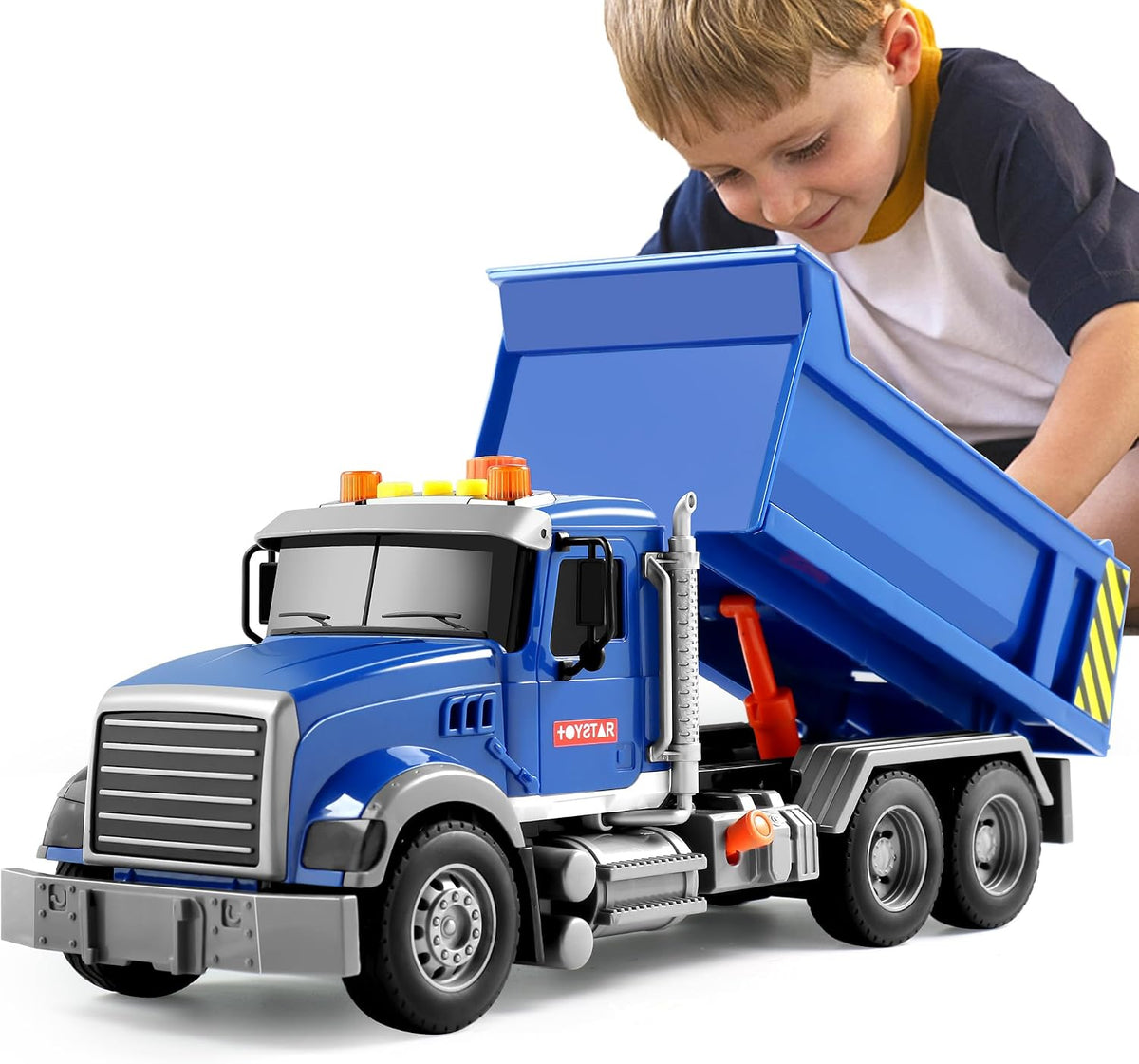 Dwi Dowellin - Camiones para niños de 3 a 5 años, camión volquete g...