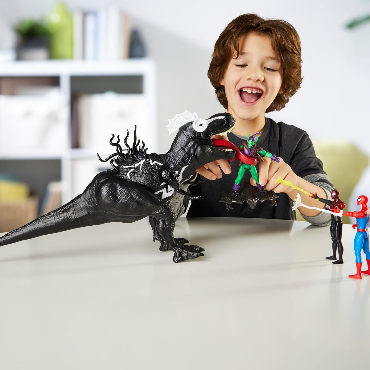 Spider-Man Marvel Epic World of Action Venomsaurus Rex - Figura de...