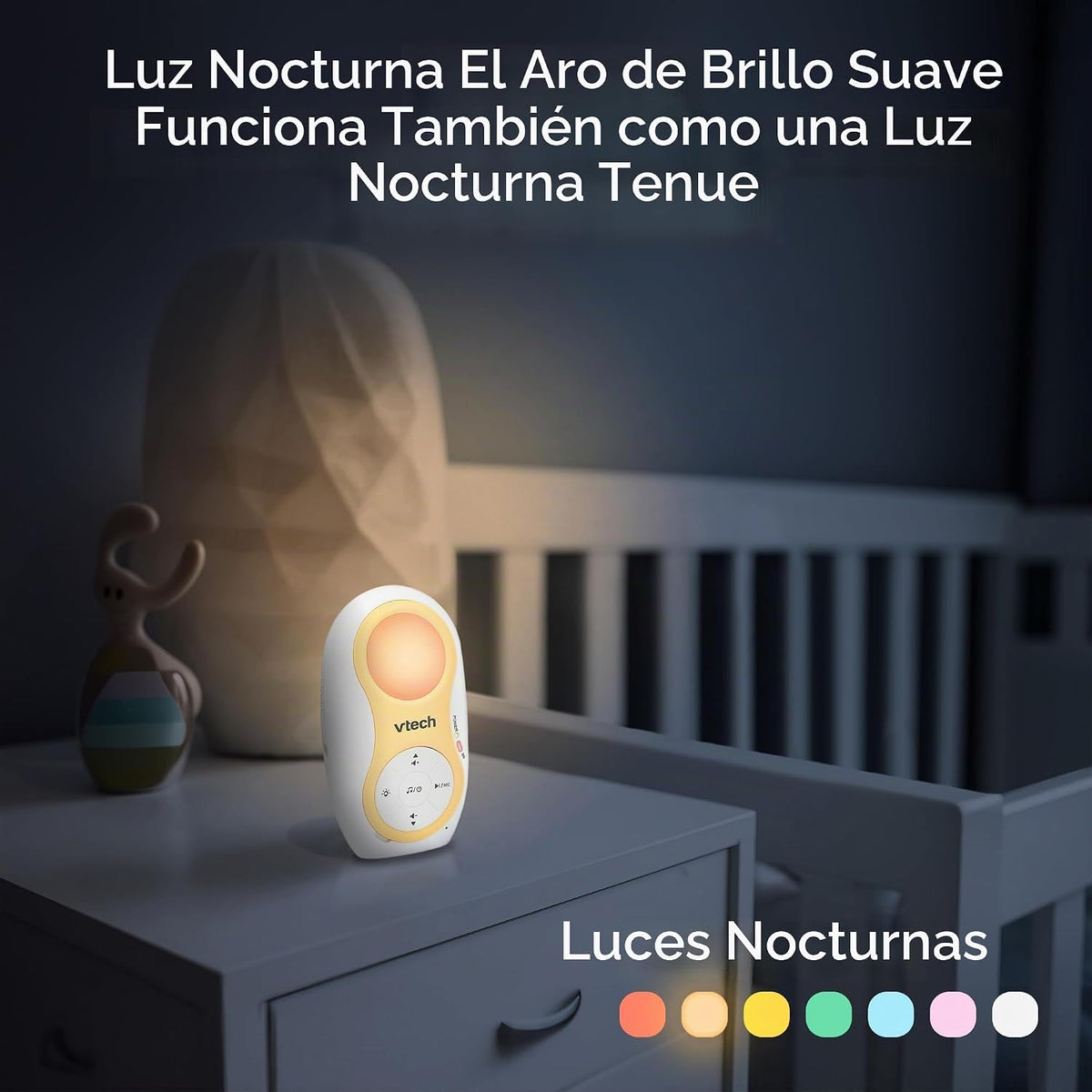 VTech Monitor de audio digital para bebés de 2 unidades para padres...