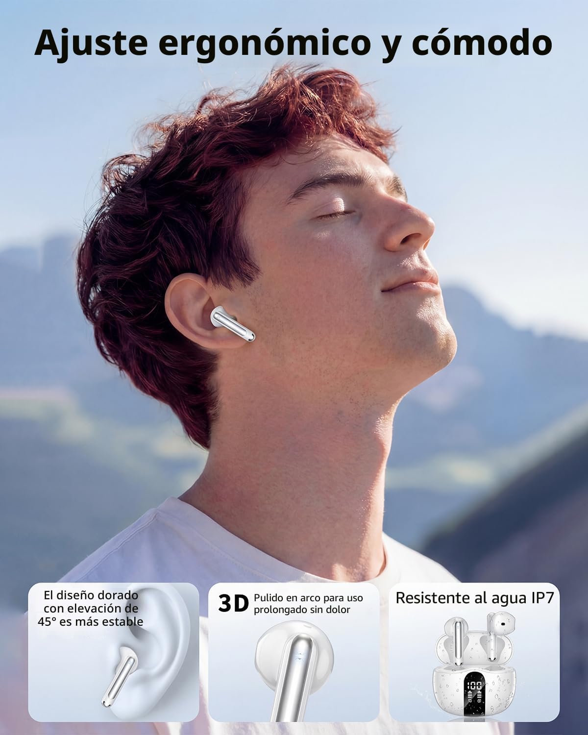 XIAOWTEK Auriculares inalámbricos, auriculares Bluetooth 5.4 2026 c...