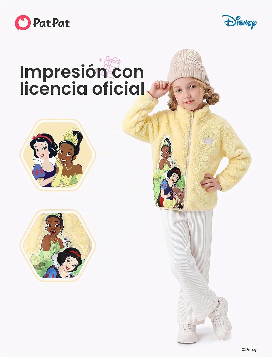 Disney Stitch Frozen Elsa Minnie Mickey - Chaqueta de forro polar p...