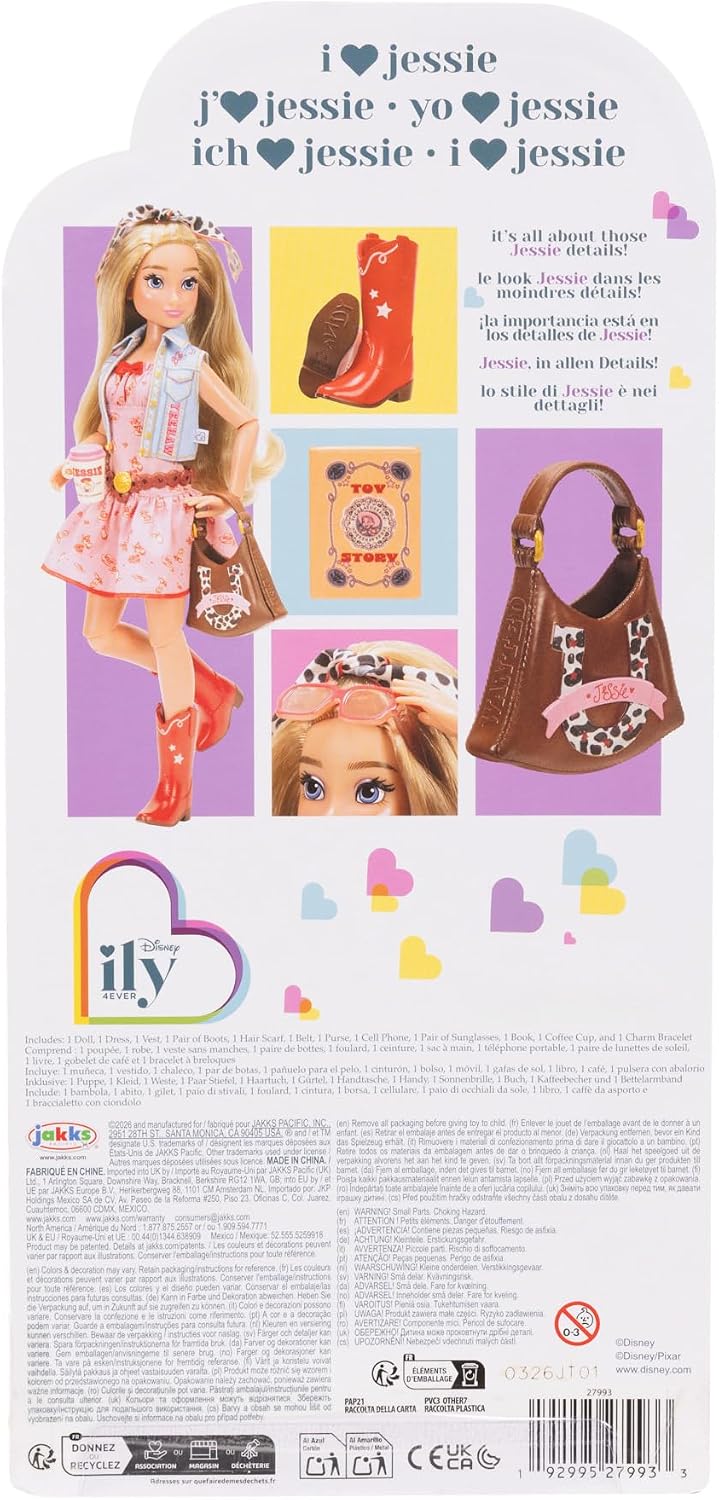Disney ILY 4ever - Muñecas de moda inspiradas en Jesse de 11.5 pulg...