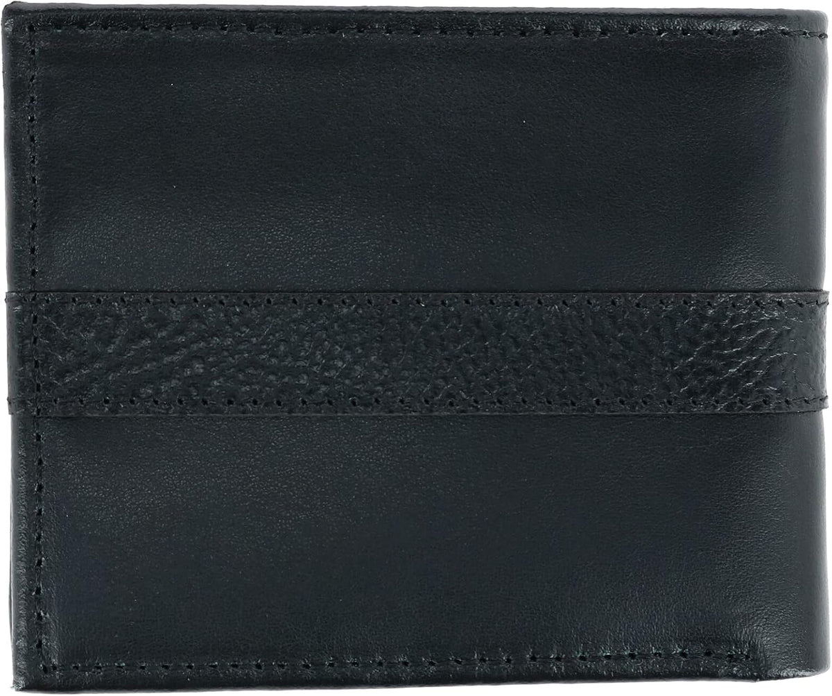 Tommy Hilfiger Cartera Passcase para hombre con ventana de identifi...