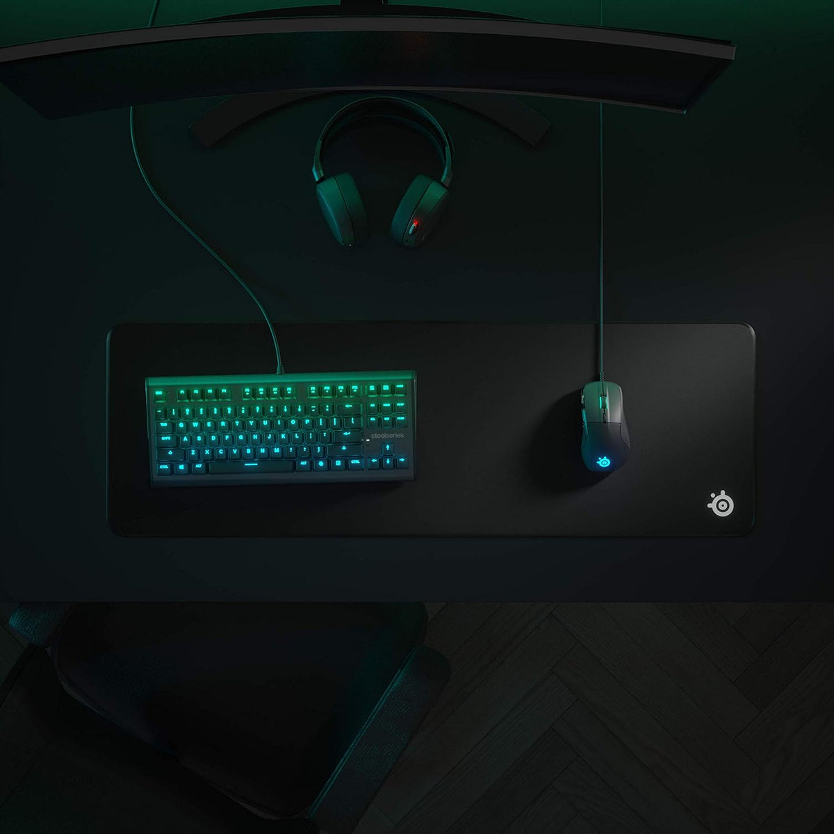 SteelSeries QcK Alfombrilla Gaming para Mouse - Tela con Borde Cosi...