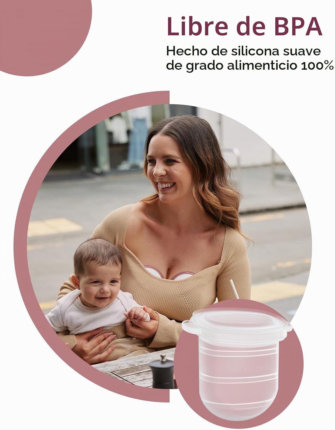 Momcozy Accesorios de repuesto para extractor de leche M6 Diafragma...