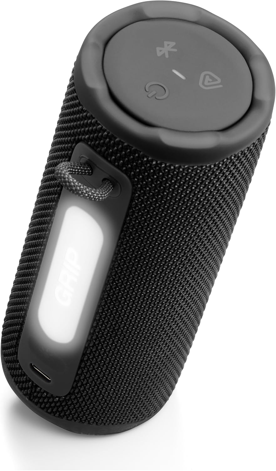 Altavoz Bluetooth portátil JBL Grip, resistente al agua, luz ambien...