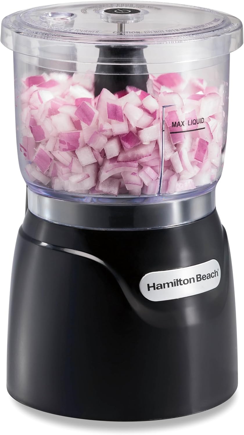 Picadora de verduras eléctrica y miniprocesador de alimentos Hamilt...