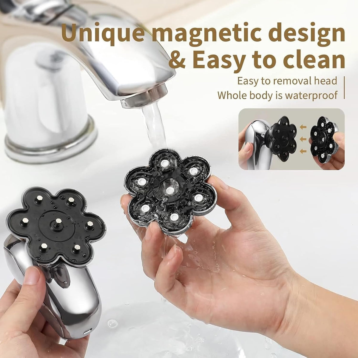 SHPAVVER Afeitadoras de cabeza para hombres calvos: kit de aseo imp...
