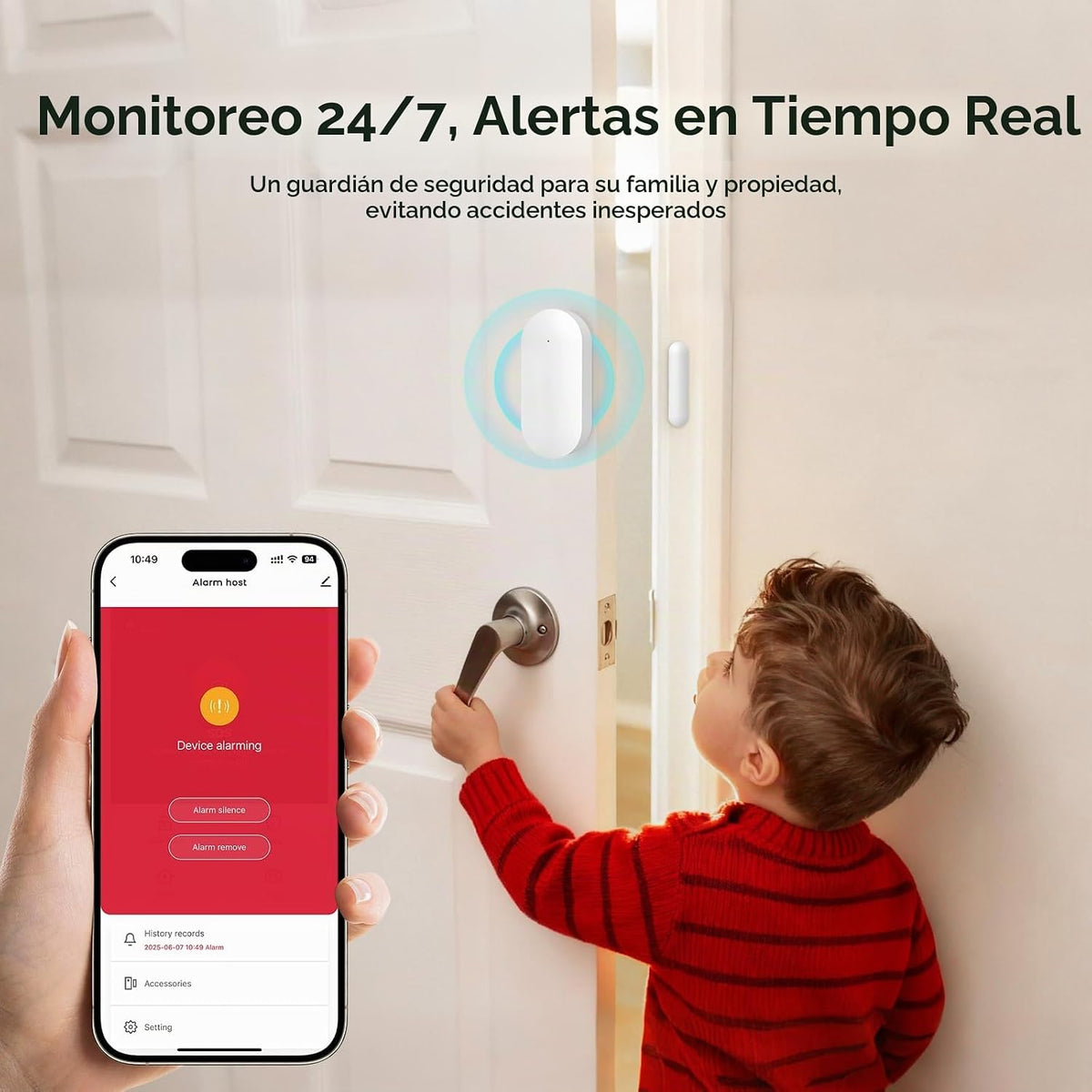 Sistemas inalámbricos de seguridad para el hogar, 24 piezas, WiFi+G...