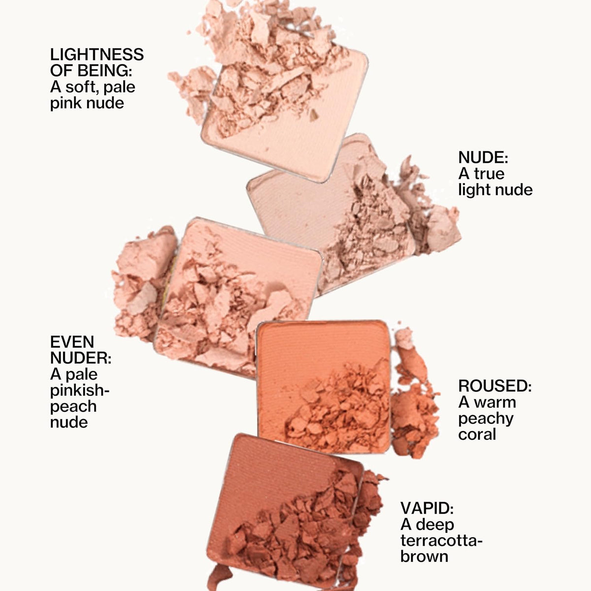 Pacifica Pink Nudes - Paleta de sombra de ojos minerales, 10 tonos...